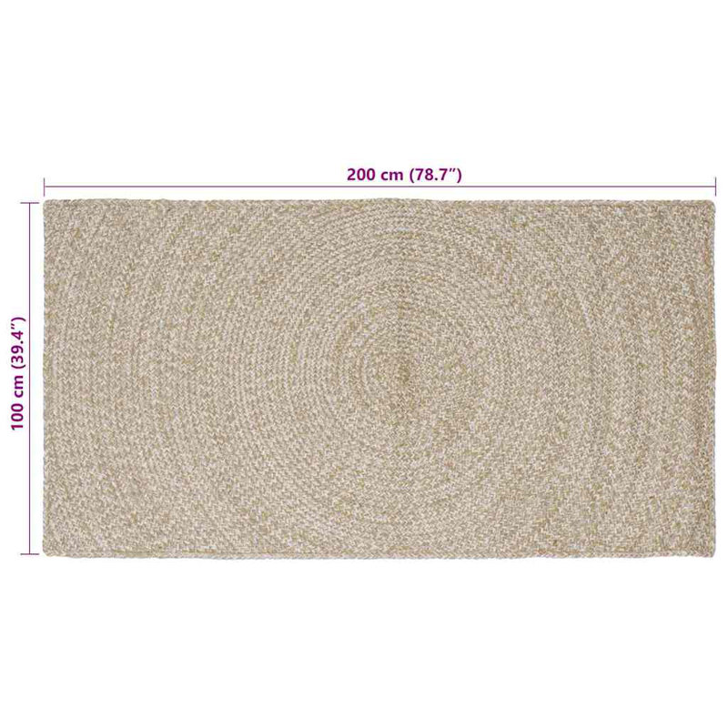 Solid Colour Standard Area Rug, Runner 100 x 200 cm