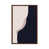 Classic Brown Wood Floater Framed