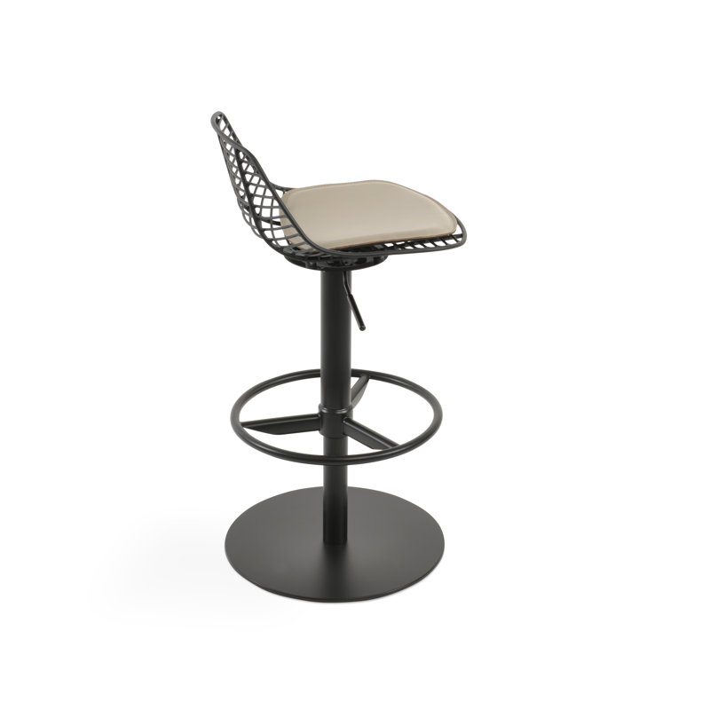 Tiger Mini Piston Full Footrest, Black, White