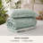 Bedsure Twin Comforter Set – 2-Piece Sage Green Botanical Floral Bedding, Reversible Soft Comforter with 1 Pillow Sham, Perfect for Spring Refresh & Cozy Bedroom Decor-120704432-120704436