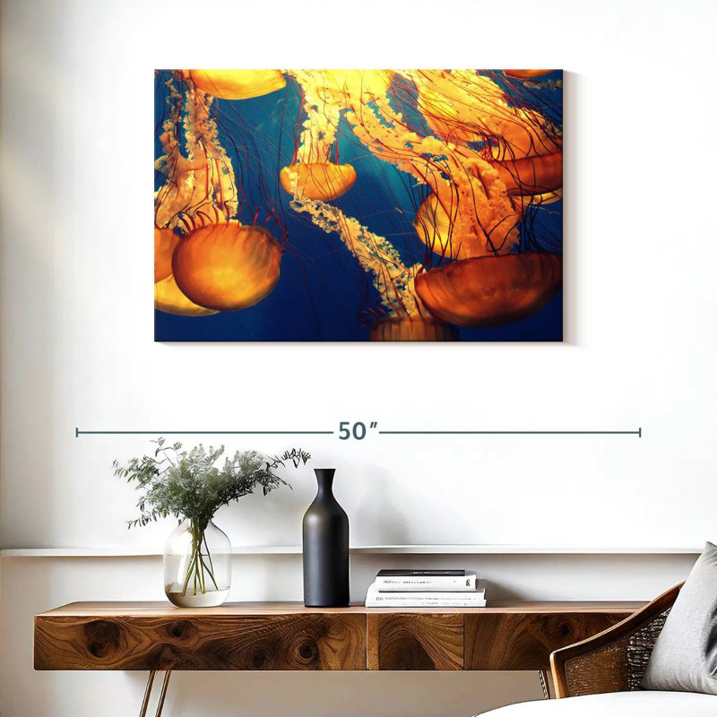 Brampt Jellyfish Bloom, 24" H x 36" W