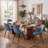 Chardee Upholstered Dining Chairs Faux Leather Waterproof Side Chair with Metal Frame-1629585637