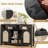 52" Rattan Sideboard Buffet Cabinet with Drawer, Wine Racks &Open Shelves, Boho Coffee Bar Cabinet-130177350