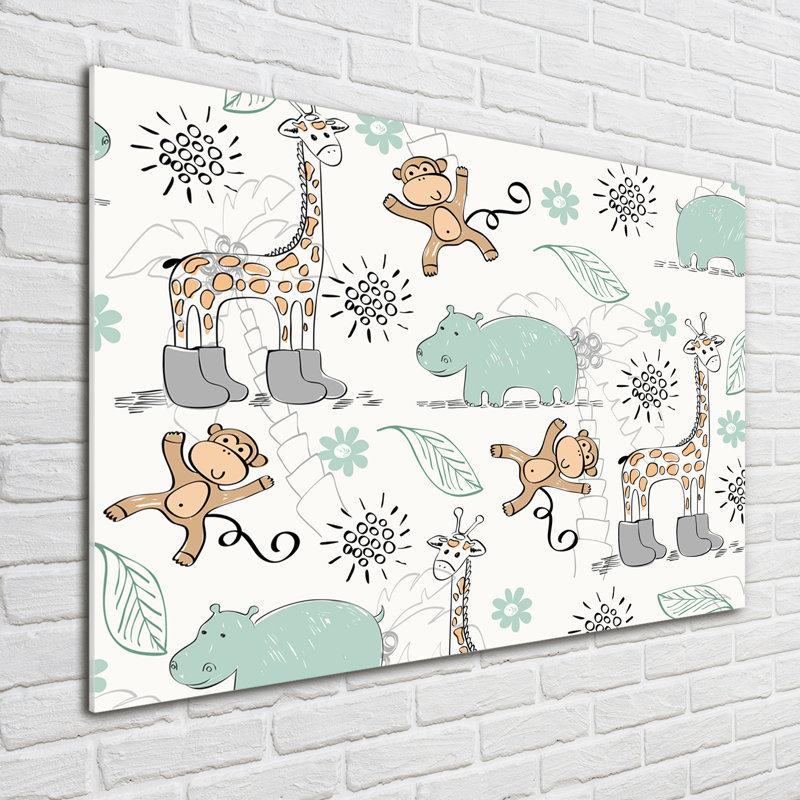 Animals - No Frame Print on Glass