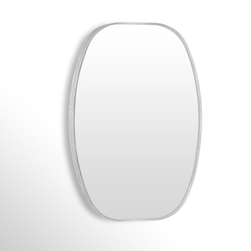 Miroir mural, Argent argent, 36 po x 24 po