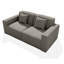 Ensemble de 2 fauteuils de jardin modernes Phu, configuration avec accoudoirs gauche et droit, tissu résistant aux intempéries et aux UV, aucun assemblage requis-726463059