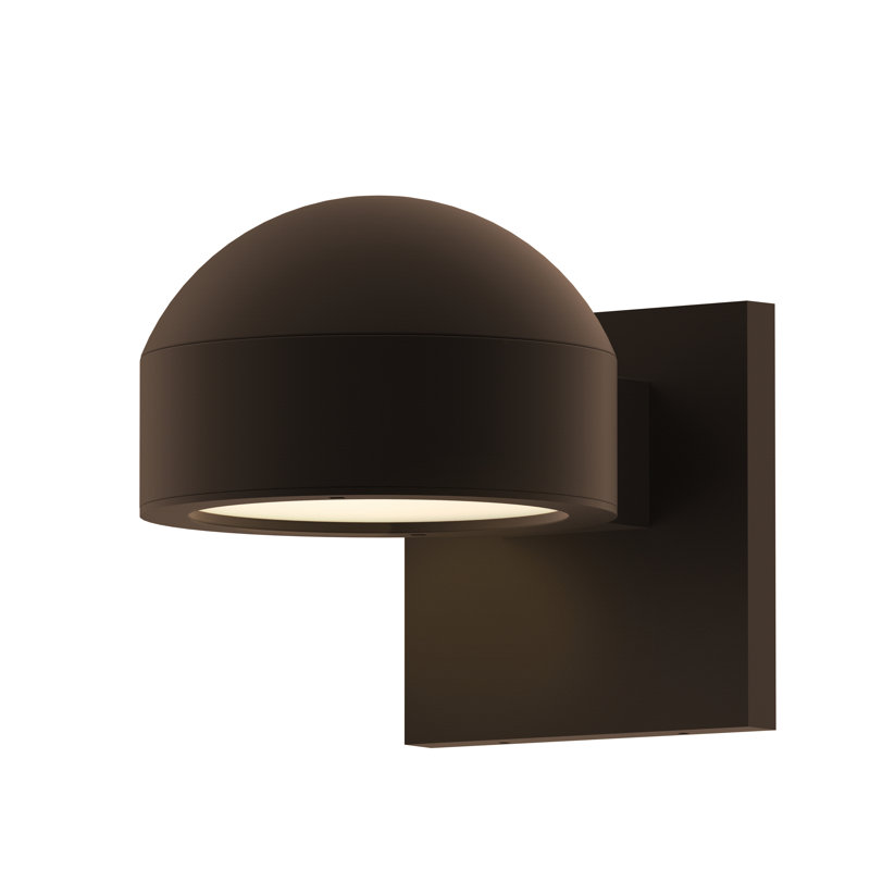 Reals LED Outdoor Armed Sconce, Bronze