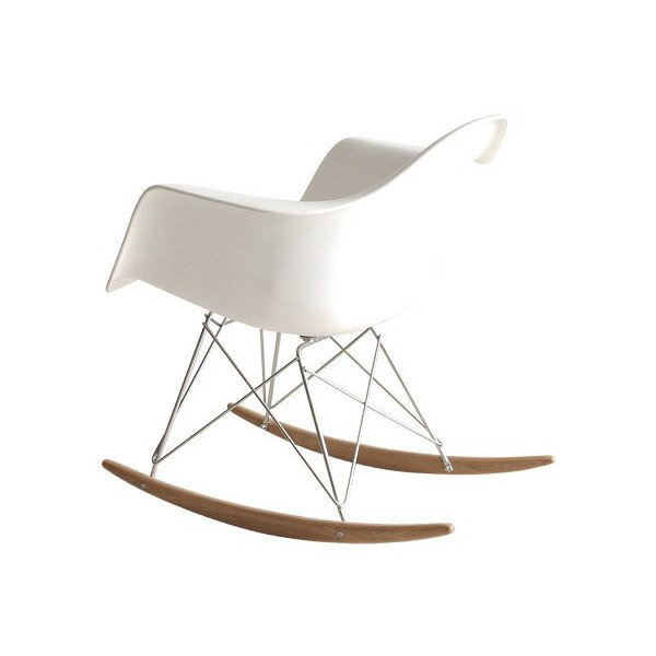Chaise à bascule Phillips, Blanc