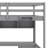 Loft Bed With Desk, Cabinets, Drawers And Bedside Tray, Charging Station-2016918746