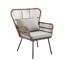 Ensemble de conversation pour patio en osier 2 personnes avec coussins Charlcy-729763570