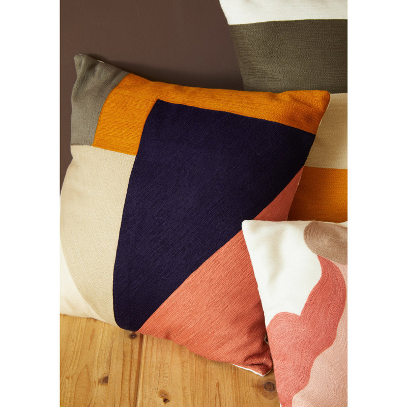 Bosie Ozella Abstract Square Throw Cushion