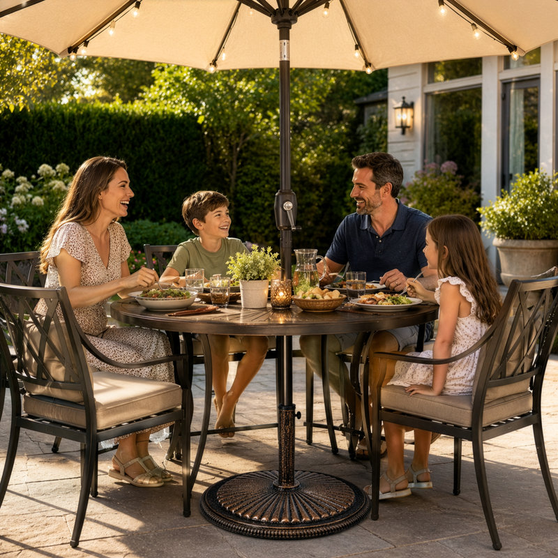 Logan Square 49.25 Lb. Cast Iron Free Standing Umbrella Base