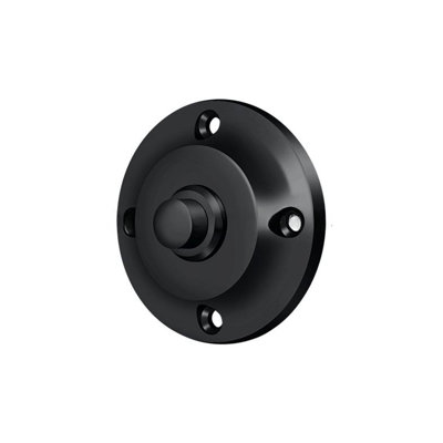 Clochette ronde contemporaine en noir