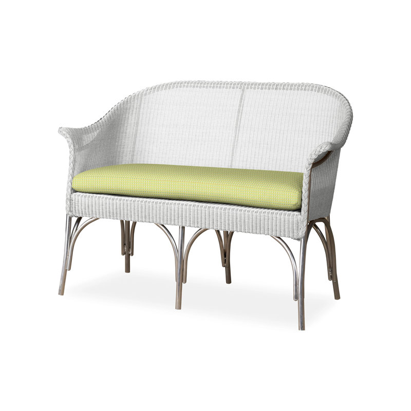 All Seasons Outdoor 2 - Seat, White, Bamboo Bay Sky