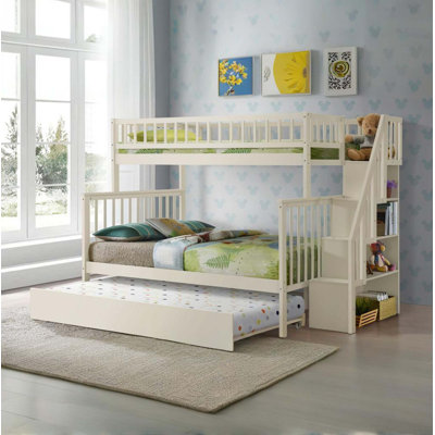 Stairway Bunk Bed With Trundle
