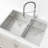 Double Bowl Stainless Steel Kitchen Sink 33"x19" - Overmount, With Hygienic Properties Bowl, Offers Superior Durability