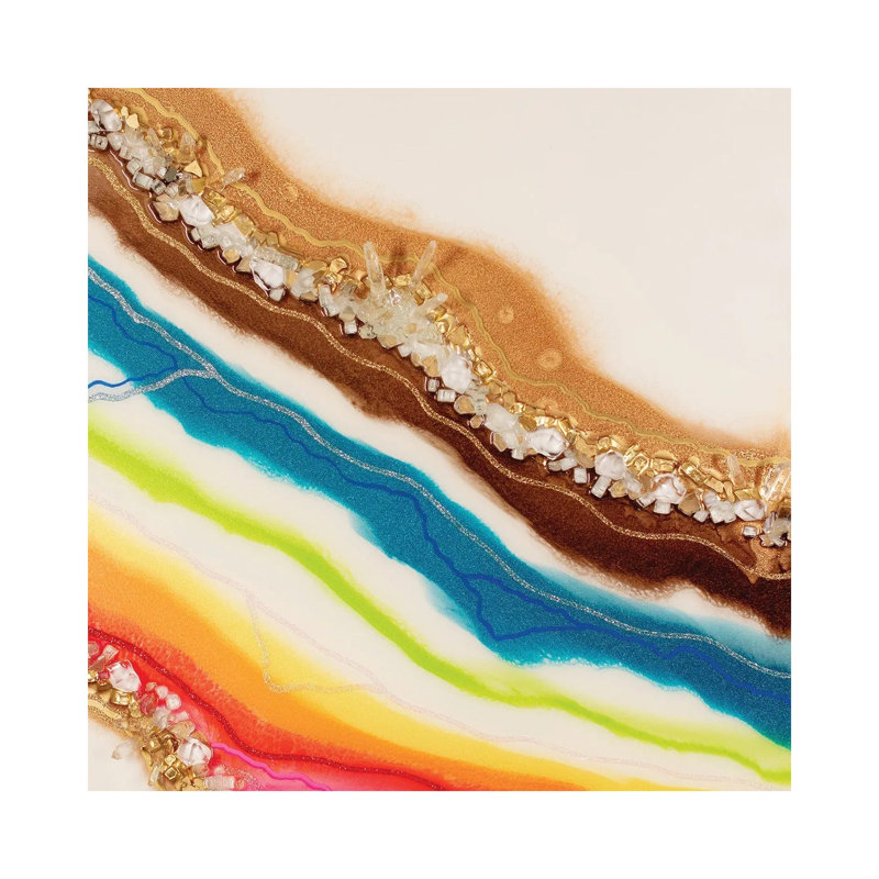 Perfume De Sirena I - Wrapped Canvas Painting, 30.48 cm H x 30.48 cm W