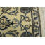 Tapis noir / brun en laine noué à la main de conception unique 2 pi 2 po x 4 pi 6 po années 2000 Shalon