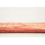 Tapis de zone en laine rouge/jaune 3 pi 6 po x 4 pi 9 po one-of-kind-noué la main Nash