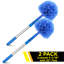 Brosse à toile d'araignée, 6 6/16 po, brosse d'angle avec mât de 20 po, paquet de 2