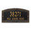Hamilton Personalized Estate 2-Line Wall Address Plaque