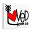Loved John 3:16 1 Piece Wrapped Canvas Wall Art-364565393