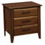 Table de chevet 3 tiroirs Heartland