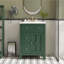 Meuble-lavabo moderne 24 po avec lavabo en céramique, meuble-lavabo pour salle de bain à 2 tiroirs-100526557