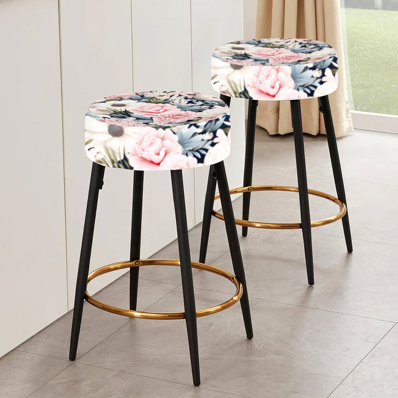 Ensemble de 2 tabourets de bar Boho