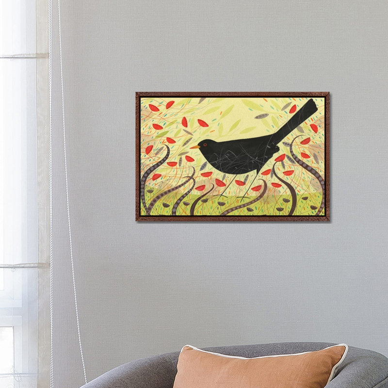 Frank's Farm by Nick Savides - Floater Frame Gallery-Wrapped Canvas Giclée on Canvas, Classic Brown Wood Framed Canvas