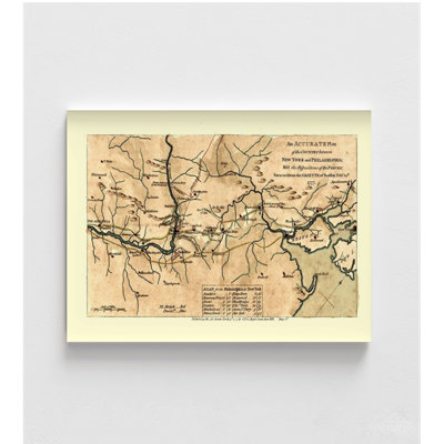 Reproduction de carte rétro de New York, affiche encadrée New York, carte murale, États-Unis, impression rétro, impression d'art de New York, art mural, art mural encadré