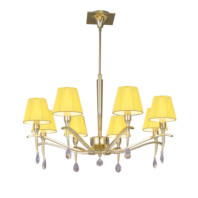 Ebenezer 8 - Light Shaded Chandelier