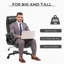 Grande et haute chaise de bureau Vinsetto-2038619297