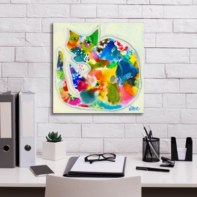 «Kibble Hoarder» par Wyanne, reproduction d'art sur toile