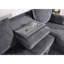 Canapé-lit modulaire en tissu gris foncé Emmy