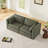 Sayette 78" W Polyester Upholstered Modular Sofa with Reversible Cushions -10920831