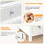 Ensemble de meuble-lavabo simple 48 po avec armoire en bois blanc Lunavia