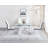 Stylish Dining Room Table with Luxury Glass Top-1363307600