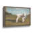 Gray/White Floater Framed