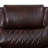 Nasaa 209"3 Pieces Breathing Leather Power Reclining Sofa Sectional With LED Lights, USB Chargers