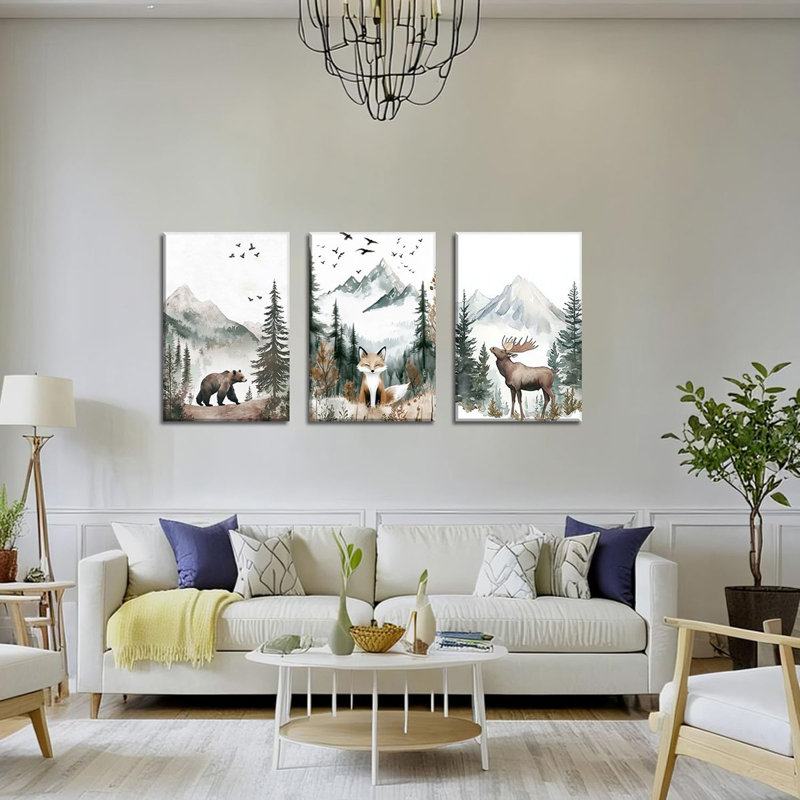 3 Piece Wrapped Canvas Print