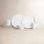 Nevaeh White Dinnerware Set - Service for 4