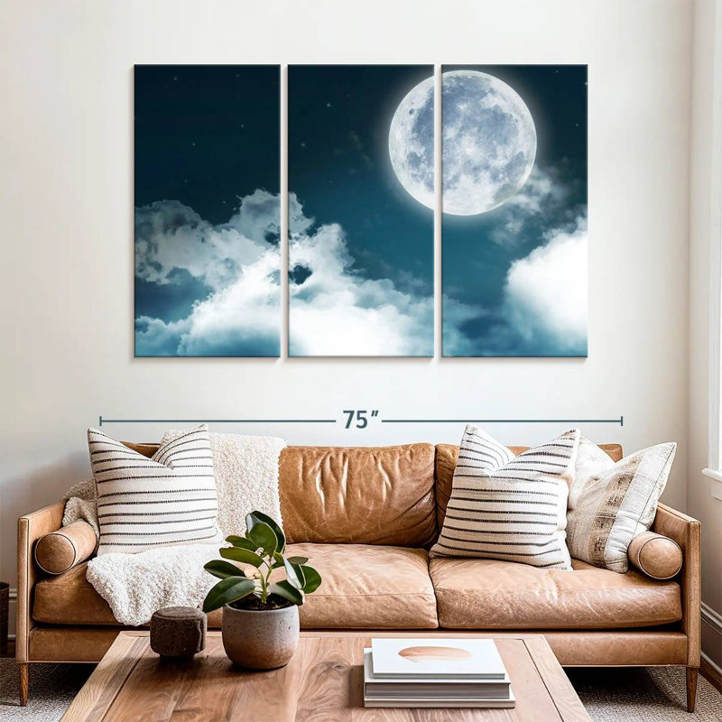 Oberle Night Sky With Clouds, 42" H x 65" W