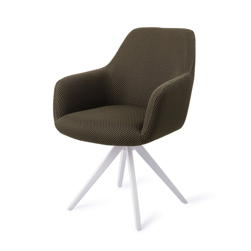Chorlette Hiroo Foggy Fusion Dining Chair, White, Grey/Brown/Blue