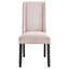 Ensemble de 2 chaises de salle à manger en velours Modway Baron Performance-143622783