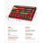 Insulated Socket Set 16-Piece Insulated Socket Tool With T-Handle Wrench 1000V