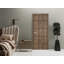 Porte intérieure moderne en bois pré-montée avec quincaillerie Planum 0015, panneau simple, cadre et moulures en noyer, portes robustes pour salle de bain et chambre à coucher - 71 cm x 213 cm-109771044-109771032