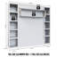 Lit escamotable Easy-Lift en grain de bois avec deux étagères-1068038463-1059557241