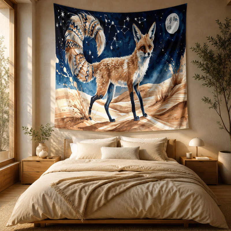 Tapisserie faunique murale Wildlife, 88 po x 104 po