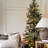 Fraser Hill Farm Buffalo Fir Slim Artificial Christmas Tree with Warm White LED Lights-774340298